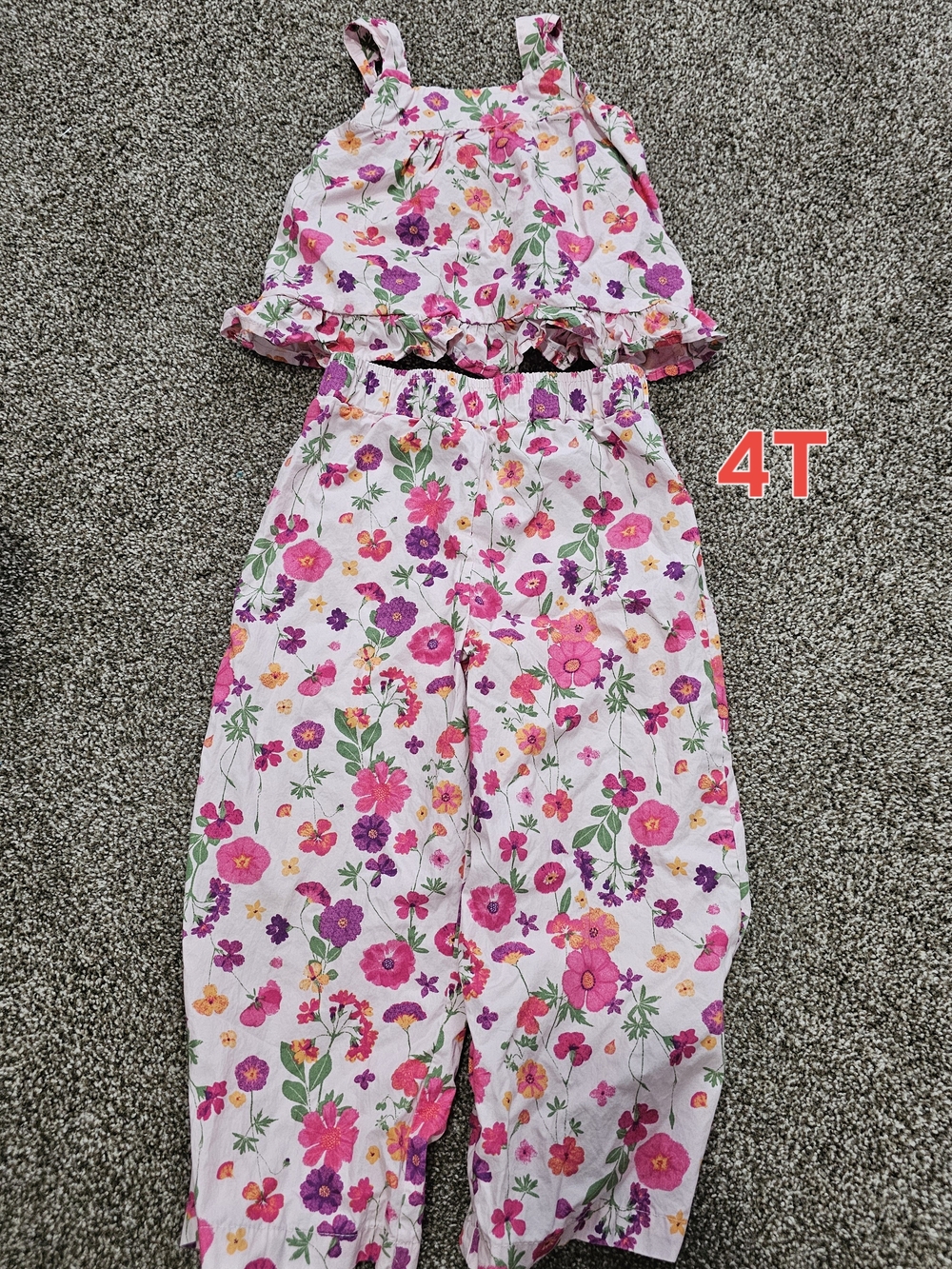 Girls Floral 2 Piece Set